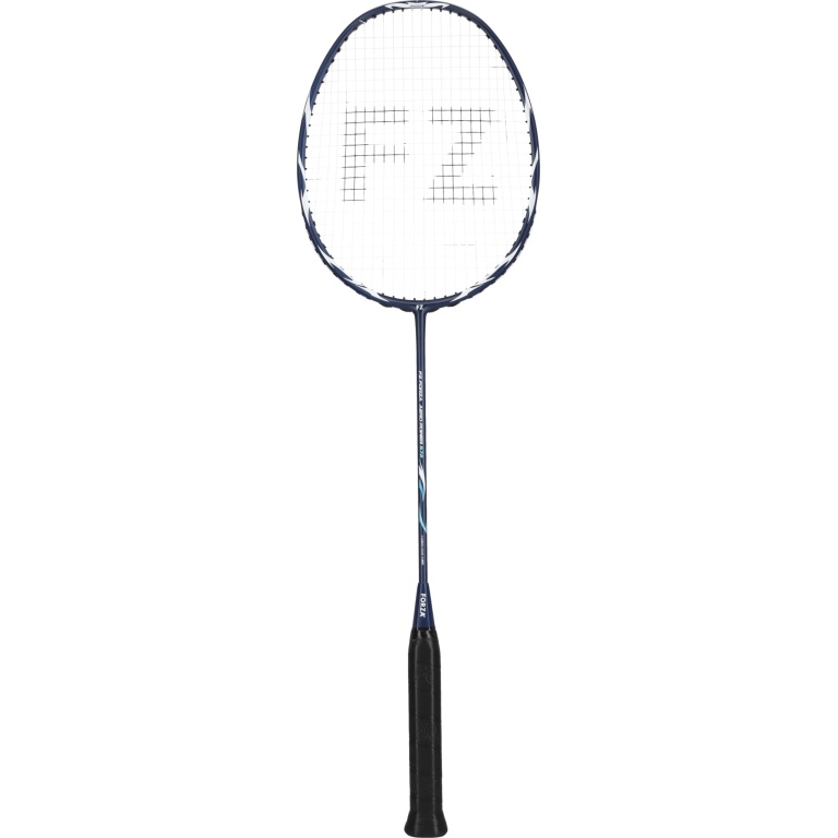 Forza rakieta badmintonowa Aero Power 672 (wyważona, średnia, 86g) niebieska - naciągnięta -